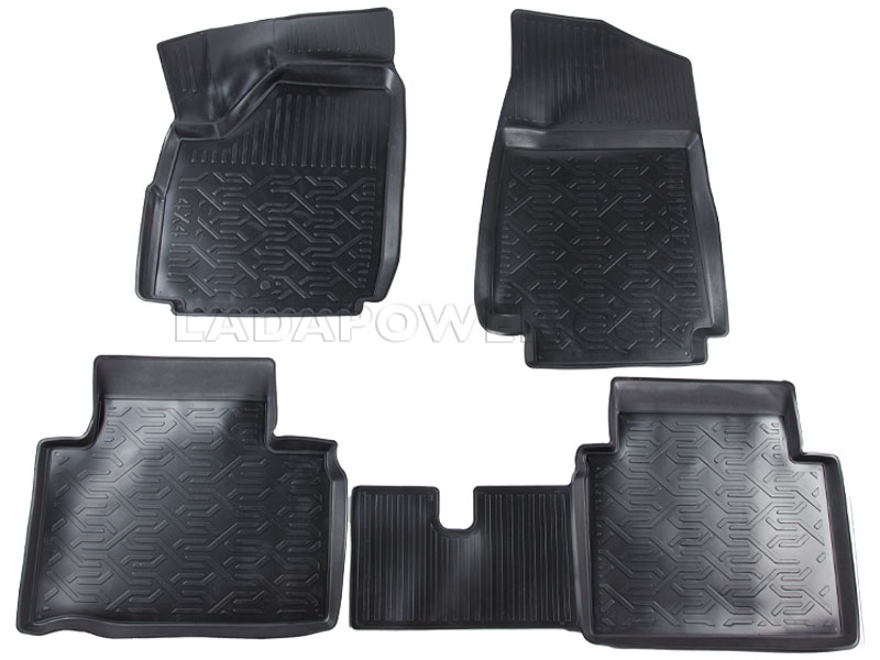 Lada Niva Interior Floor Rubber Mats Kit Lada Original