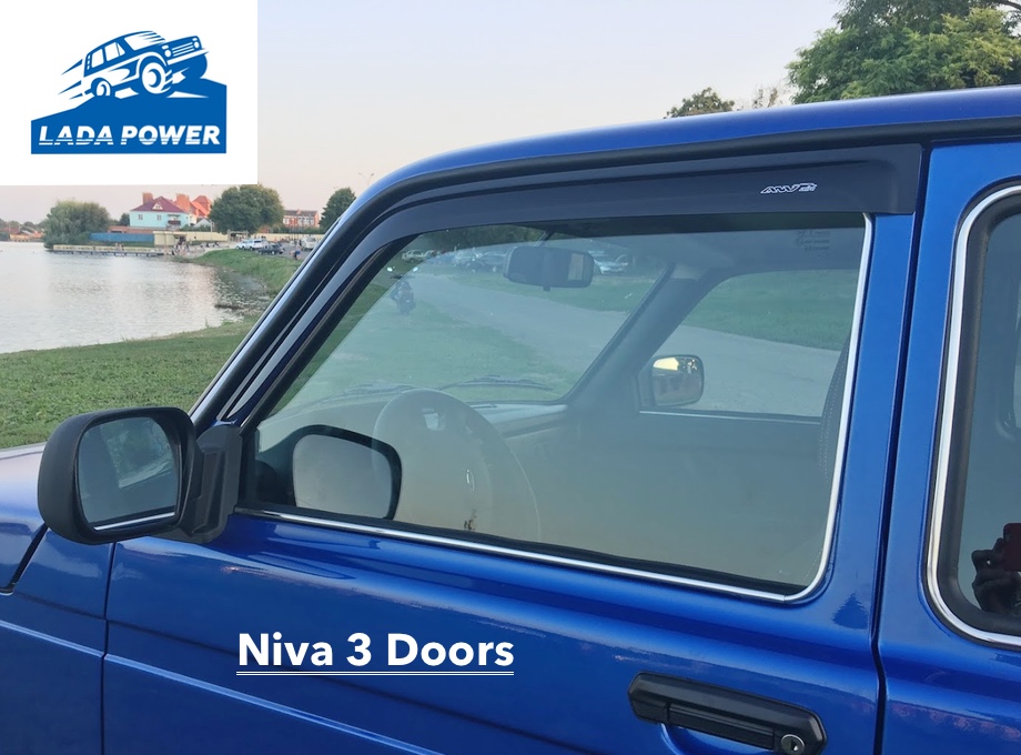 Lada Niva 3 Doors Window Wind Deflector Kit