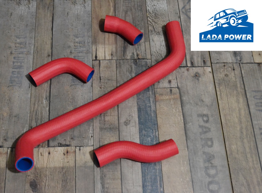 Lada Niva 1700 (And 1600 1995 Year) Set Of Silicone Radiator Hoses Pipes