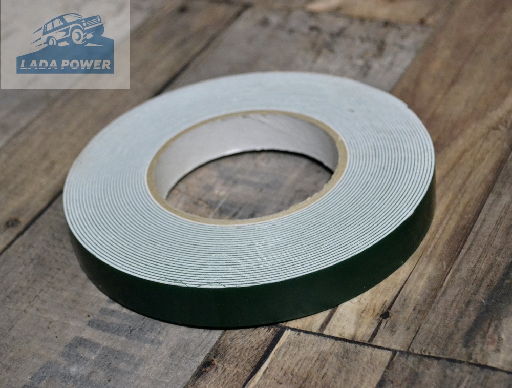 Double Sided Adhesive Tape White 10mx19mmx0.8mm
