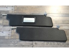 Lada Niva 1600 1700 Sunvisor Stiff Kit L+R + Mirror Black