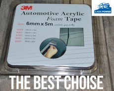Double Sided Adhesive Acrylic Foam Tape Grey 3M 10mx6mmx1.0mm - The best from all possible