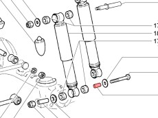 Lada Niva / 2101-2107 Rear Shock Absorber Bottom Spacer Sleeve 