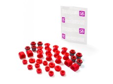 Lada 2101-2107 Front and Rear Suspension Bushing Set Polyurethane Red