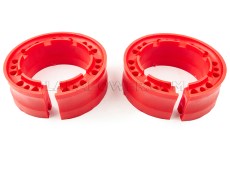 Lada 2101-2107 / Niva Rear Coil Spring Spacer Buffer Kit Polyurethane Red CS20