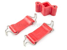 Lada Niva 1600 / 2101-2107 Exhaust Pipe Suspension Kit Polyurethane Red