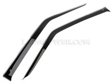 Lada Samara 2108 Window Wind Deflector Kit With a Chrome Stripe Cobra Tuning