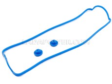 Lada Samara Valve Cover Gasket With Bushes For Engine With 8 Valves Silicone Blue