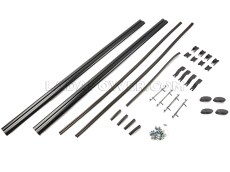 Lada Niva Rails Roof Rack Crossbars With Fasteners Black APS163