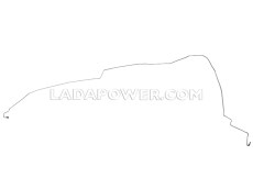 Lada Niva Right Long Brake Pipe With ABS