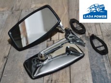 Lada Niva / 2101-2107 Side Mirror Kit With Gaskets Chrome (Aftermarket Part)
