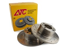 Lada 2101-2107 Tuning Brake Disc Set Drilled And Slotted